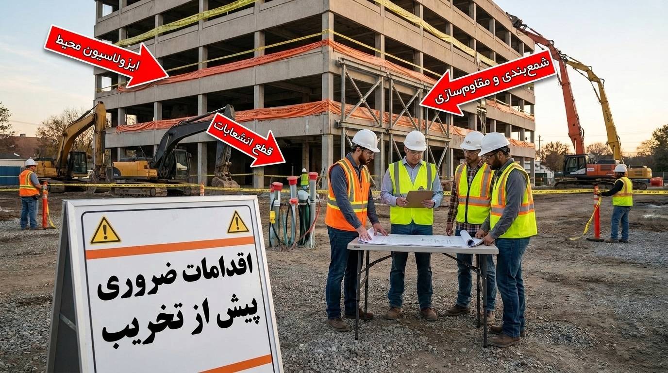 اقدامات پیش از تخریب