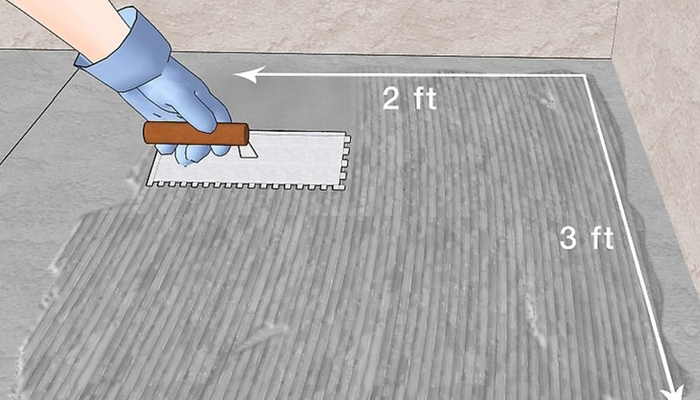 ملات ریزی برای نصب