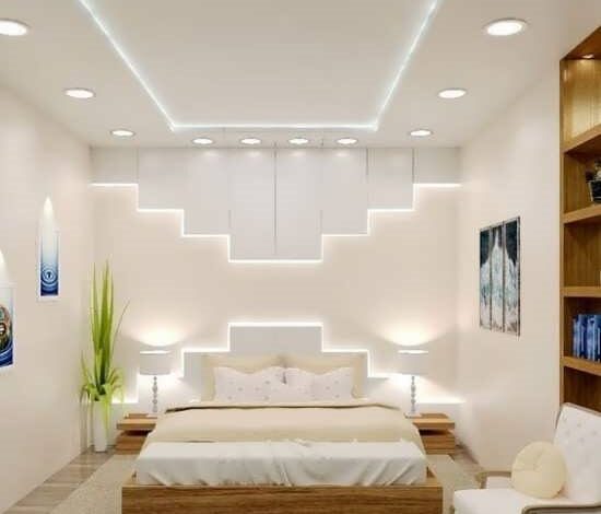 کناف کاری در اتاق خواب