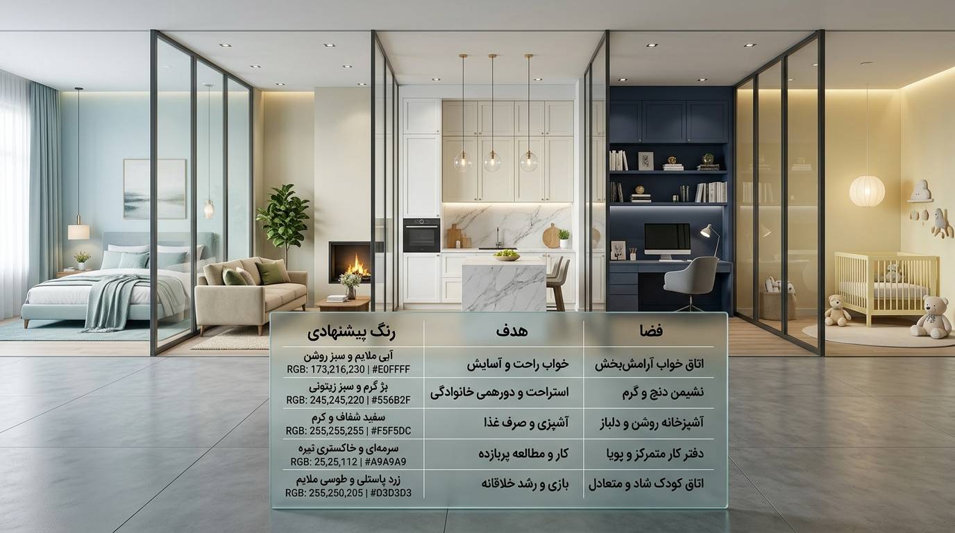 چگونه بهترین پالت رنگی را انتخاب کنیم