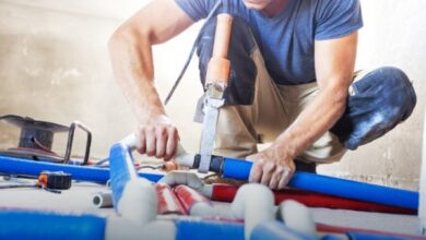 لوله کشی ساختمان یک طبقه