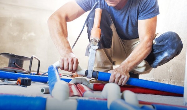 لوله کشی ساختمان یک طبقه