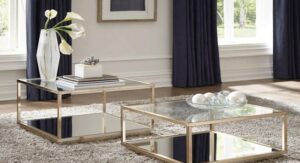 میز های آیینه کاری شده