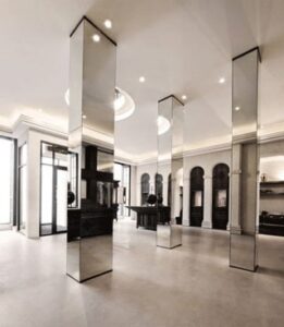 نمونه آیینه کاری بر روی ستون