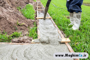 قالب بندی چوبی در فضای باز