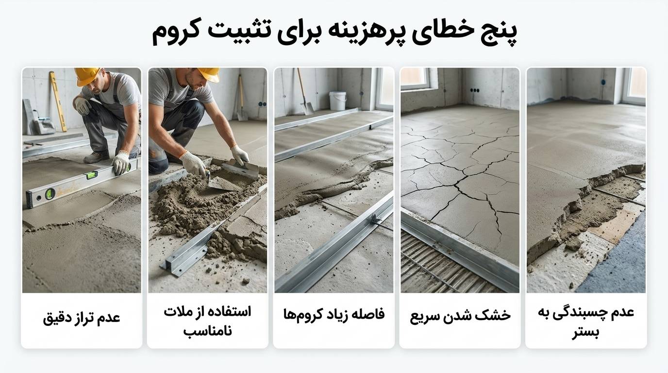 پنج خطای پرهزینه برای تثبیت کروم