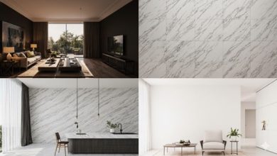 انواع مدل‌های کاشی و سرامیک جدید برای پذیرایی، آشپزخانه و نمای داخلی ساختمان