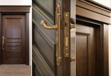 درب چوبی مدرن برای بازسازی خانه