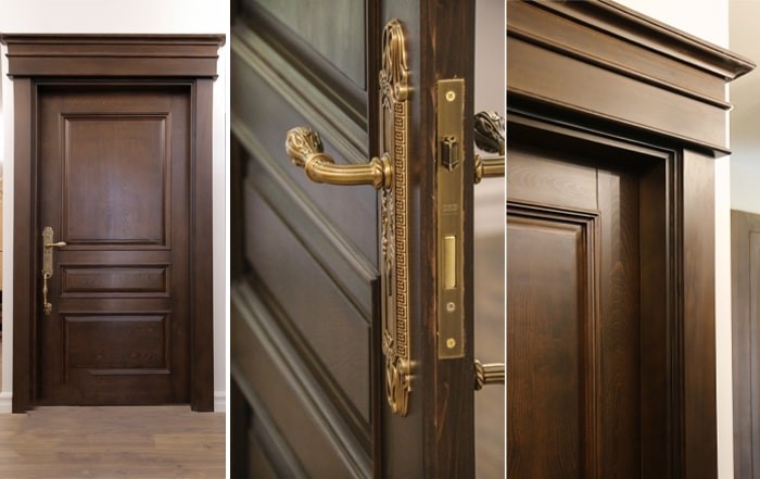 درب چوبی مدرن برای بازسازی خانه