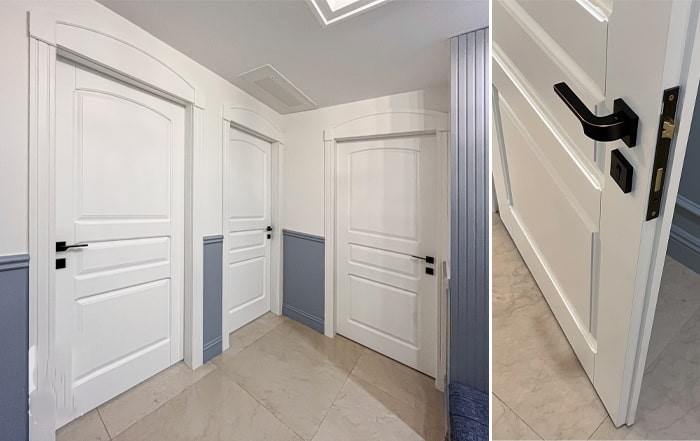 درب چوبی مدرن برای بازسازی خانه