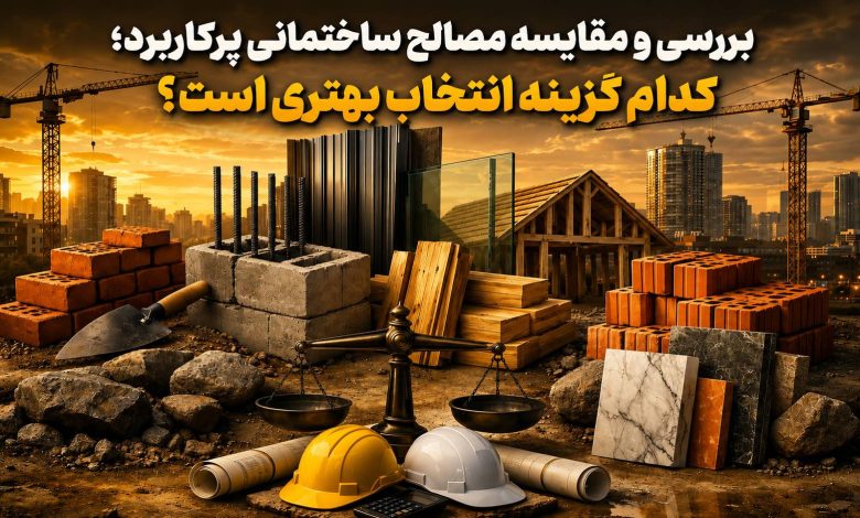 بررسی و مقایسه مصالح ساختمانی پرکاربرد؛ کدام گزینه انتخاب بهتری است؟