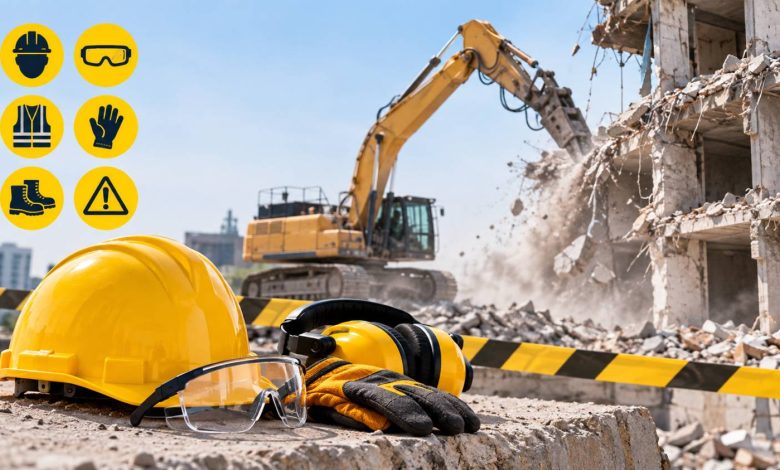 نکات ایمنی در تخریب ساختمان