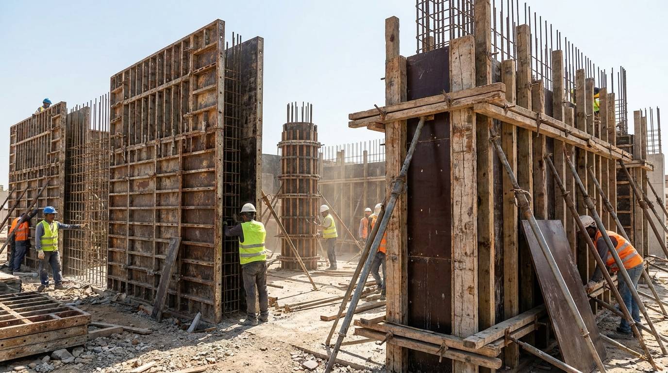 انواع قالب بندی بتنی
